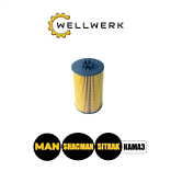 MAN 51055040108 Фильтр масляный MAN 51055040107 WELLWERK