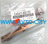 TOYOTA 0494760100 Комплект установочный тоpмозных колодок Toyota LC-100 передних (к-т)